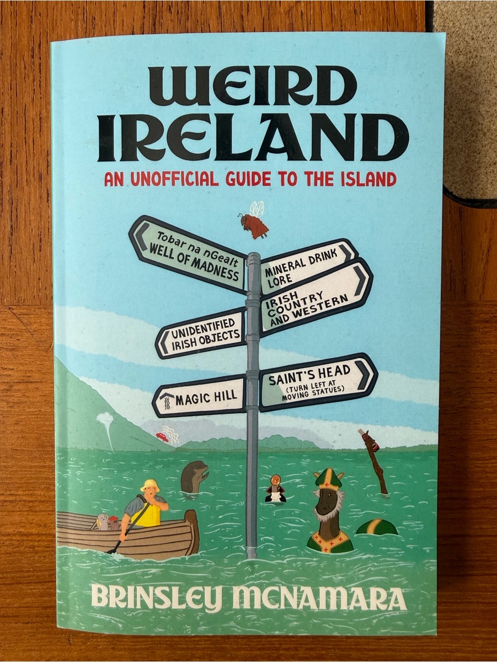 Weird Ireland by Brinsley McNamara Irish Fun Facts Guide Book
